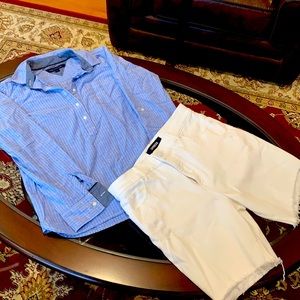 Tommy Hilfiger shirt and express shorts